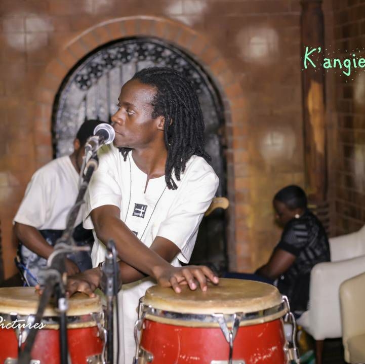 K'angie Band drummer doing his thing