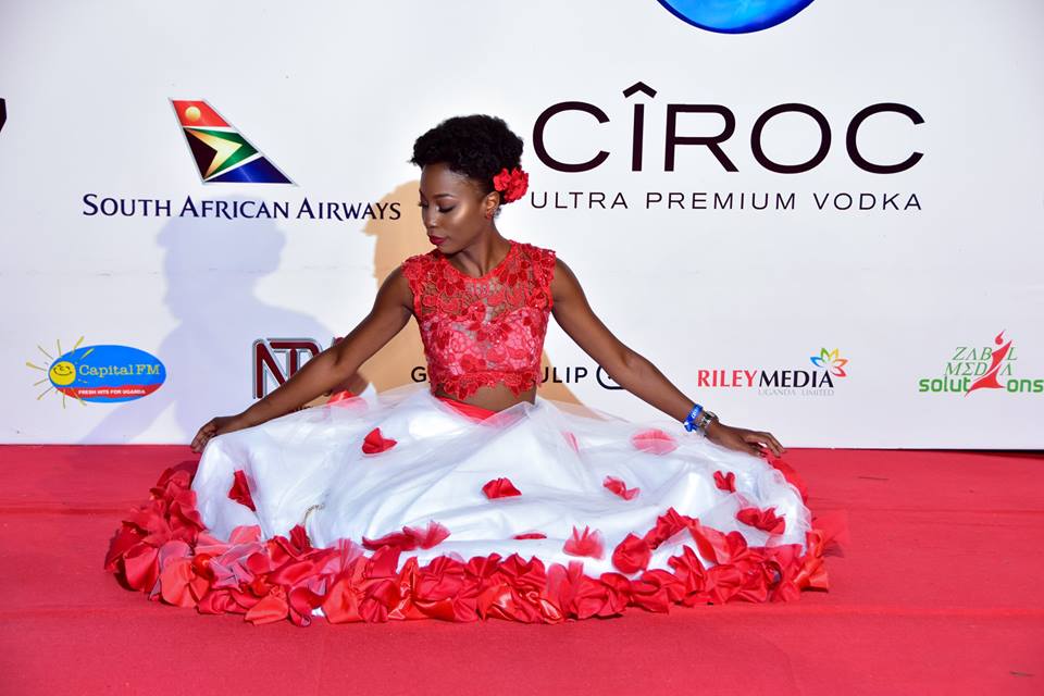 Malaika Nnyanzi at the 2017 ASFA at Serena Hotel, Kampala