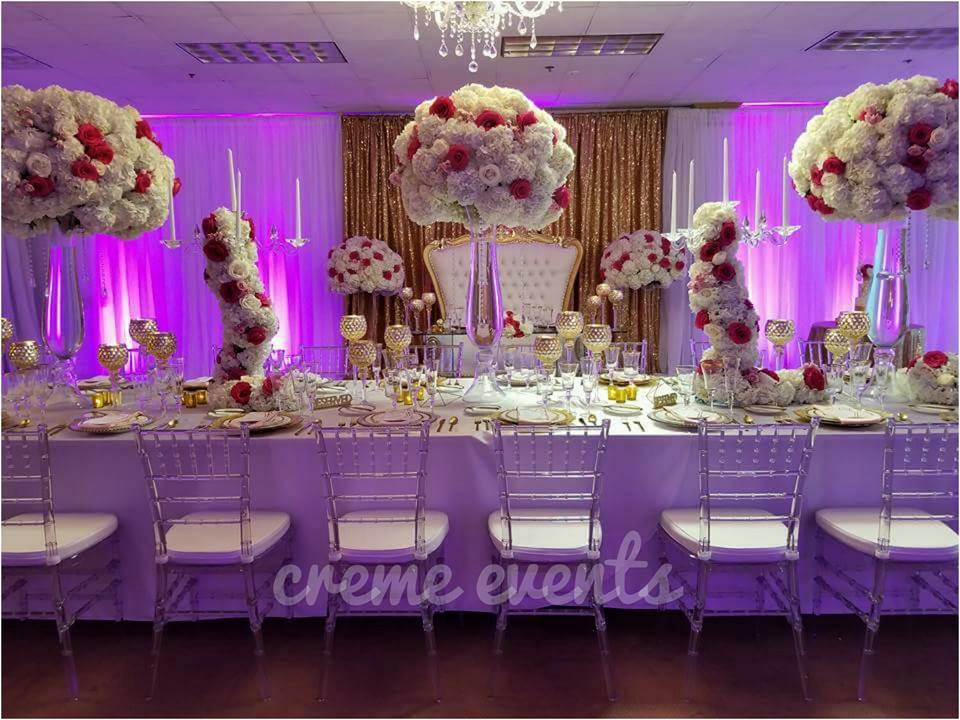 Birthday Dinner Set up by Creme Events