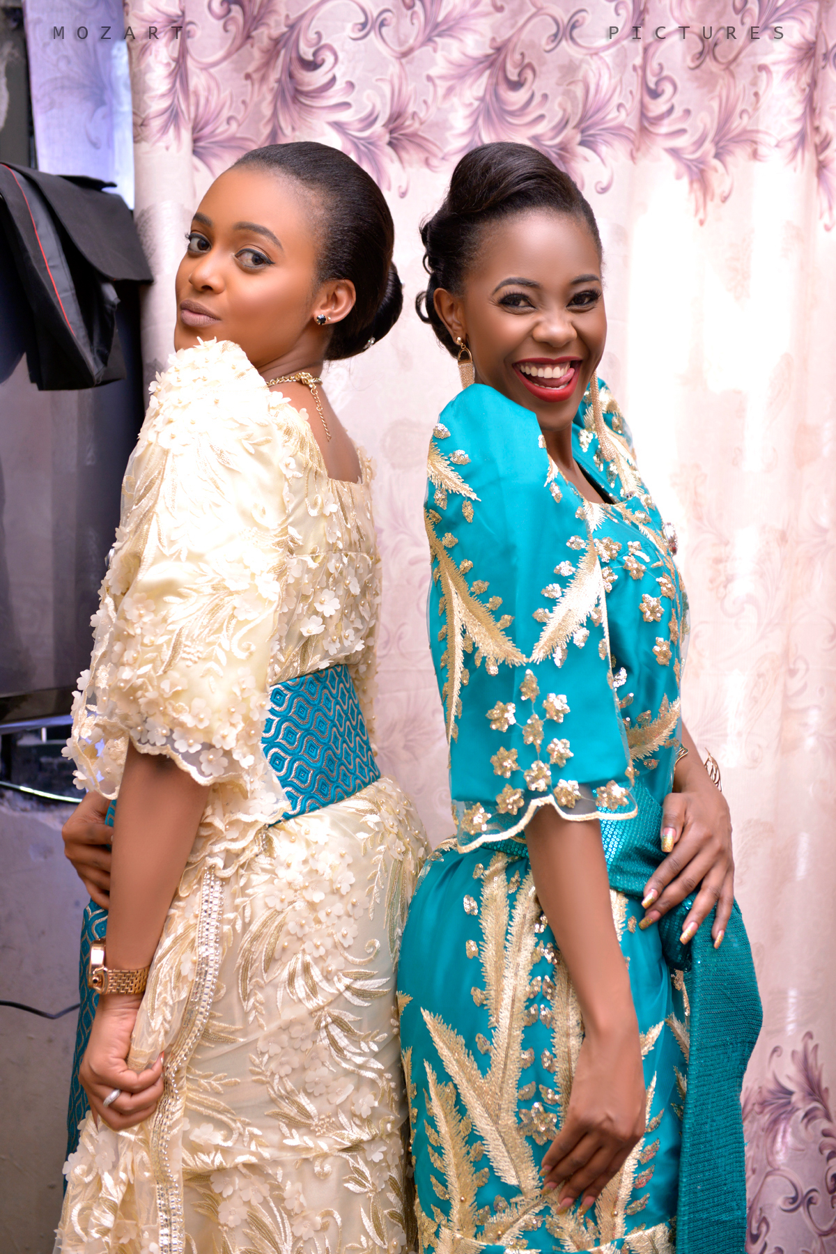 Mimi and Doreen Komuhangi as her maid of honor, shots powered by Mozart Pictures
