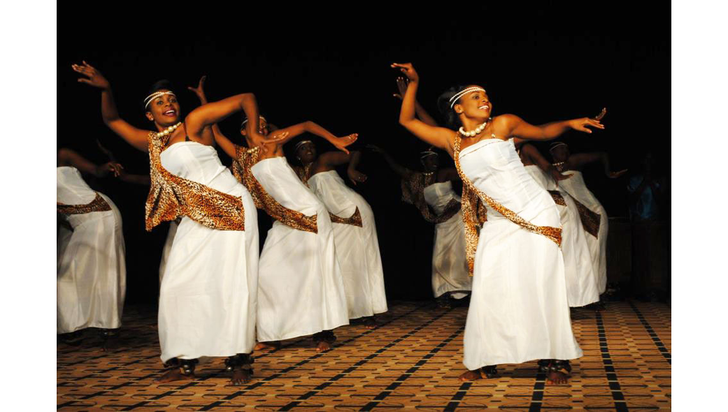 Cultural troupes perform the Kinyarwanda dance at an event captured by Dream Occasions Ug