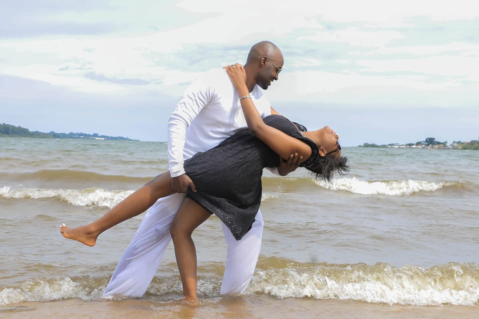 A couple at a prewedding photo shoot powered by Genius Media Events