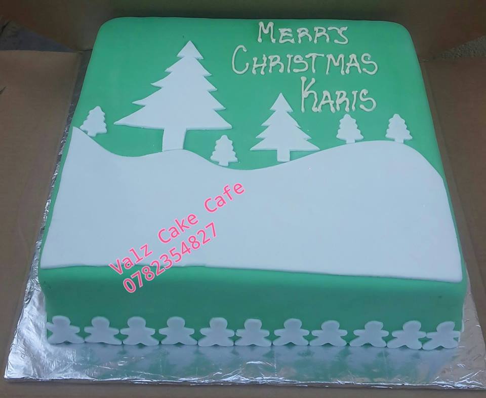 Christmas cake made by Valz Cake Cafe
