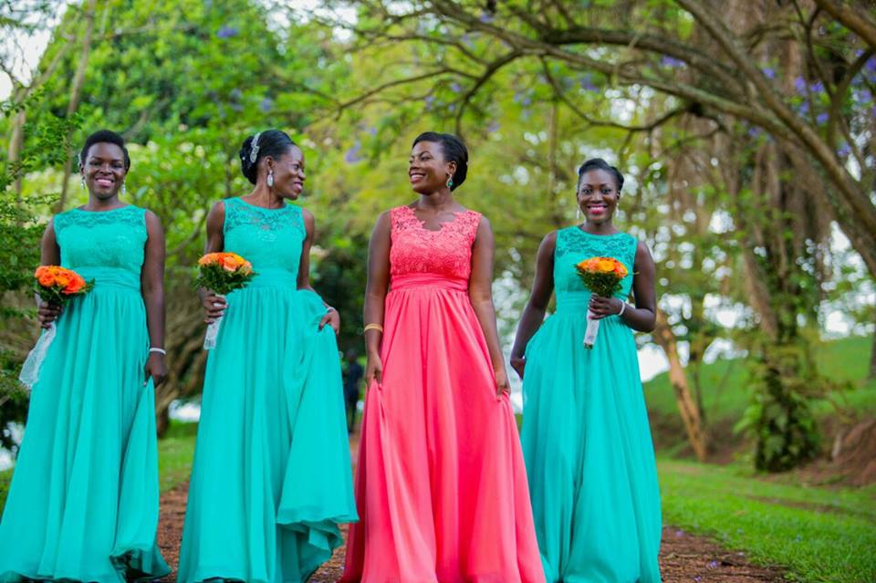 Bridesmaids dressed by Bloodworth