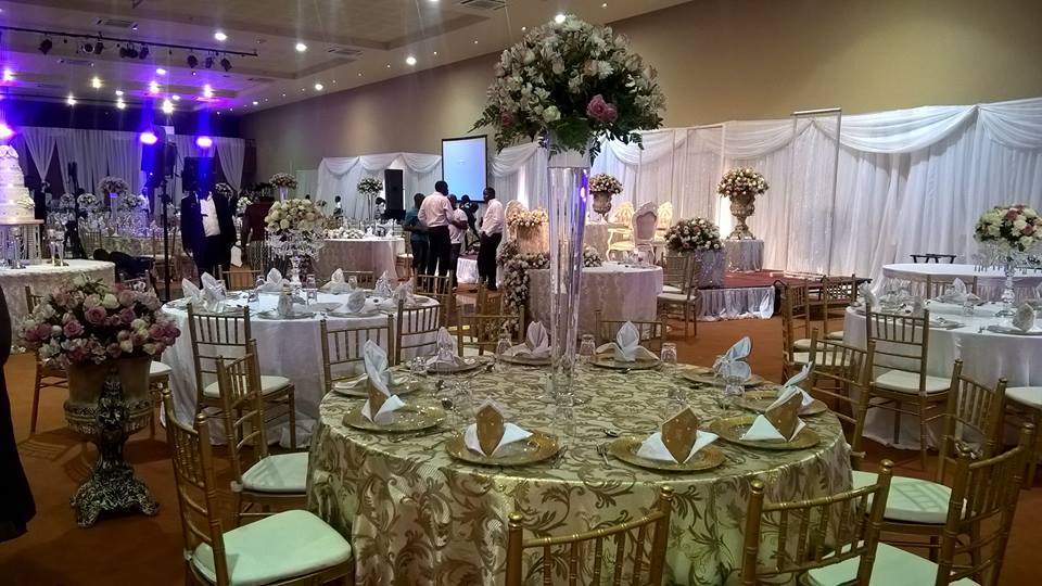 Indoor wedding setup by Mapenzi Events