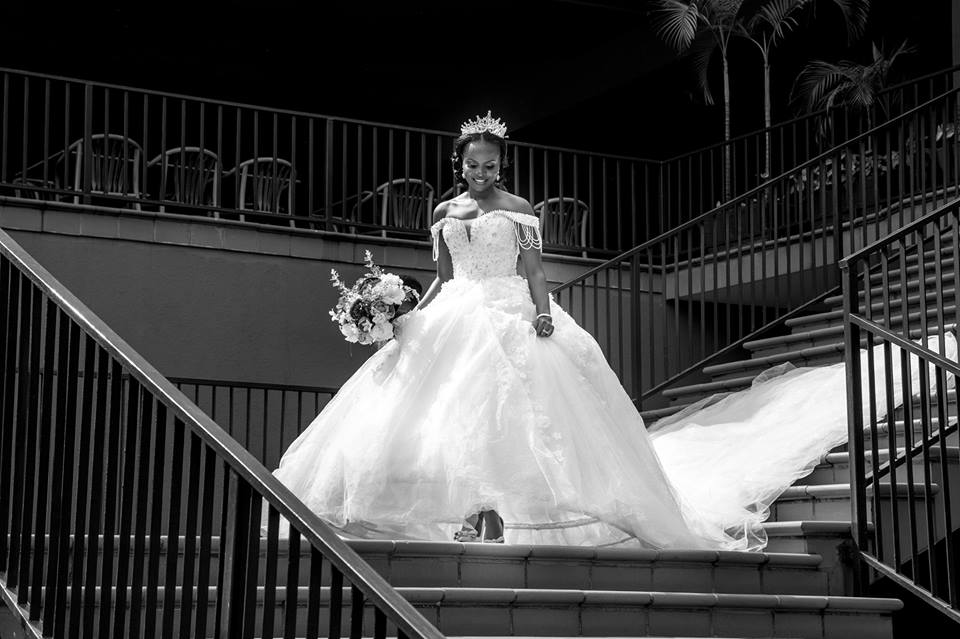 Beautiful Pister on her wedding day with Gerald, shots by Dynamic Wedding Photography