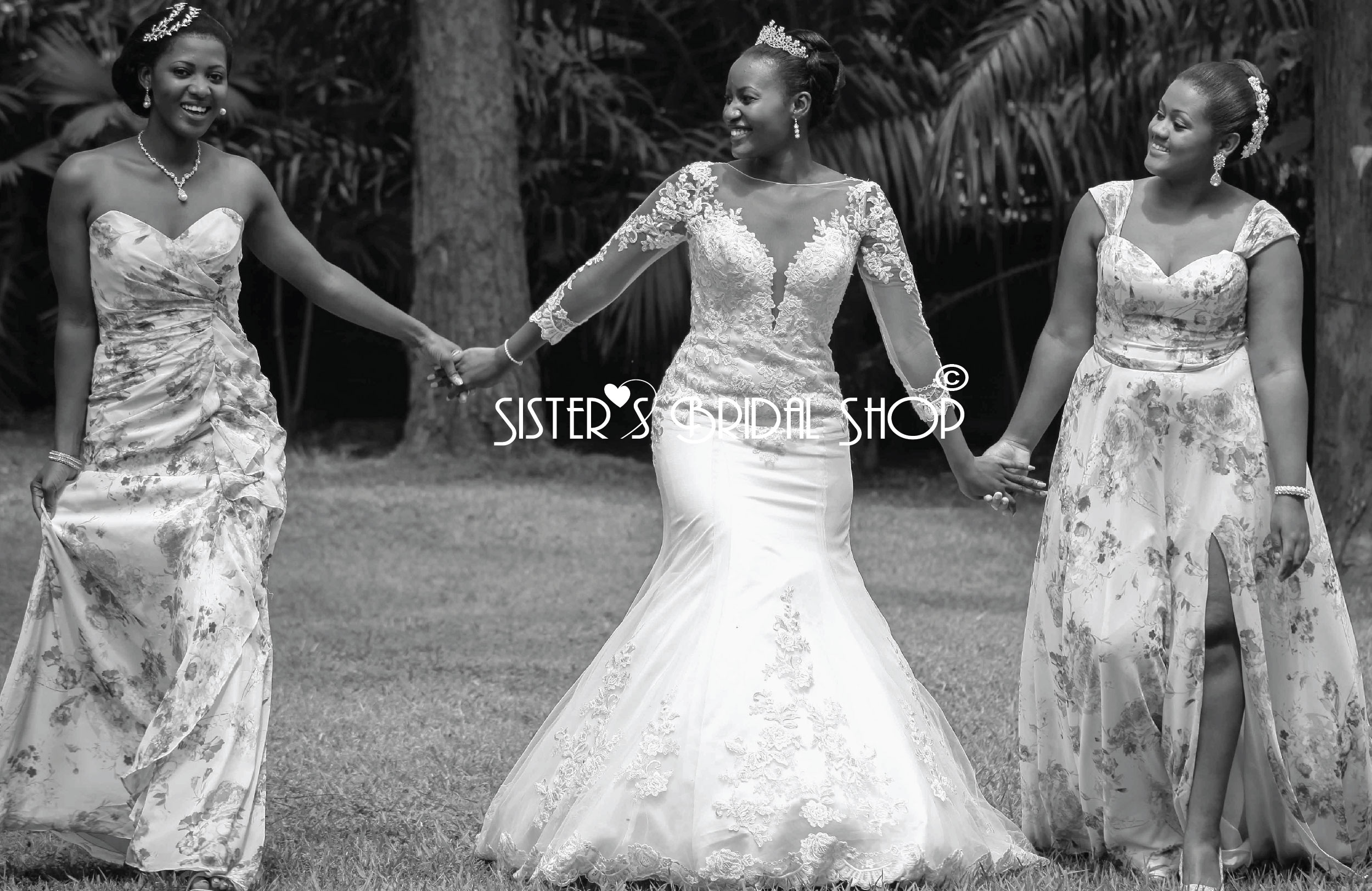 Bridal gowns and Maid dresses from Sisters Bridal Shop