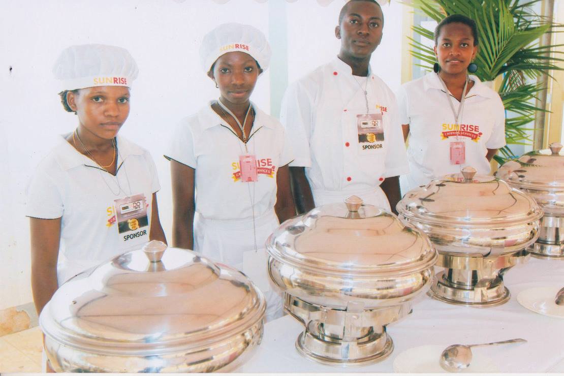 A team from Sunrise Catering Services Limited