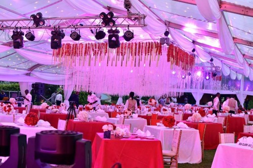 Toast to love, Valentines day decor by Icandy at Serena Hotel Kampala