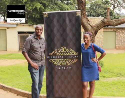 Nicholas and Jackie at their prewedding photo shoot powered by Fluttershots Photography Uganda