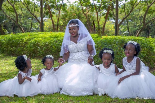Anglyne and her young bridal party, shots by PhotoArtistik