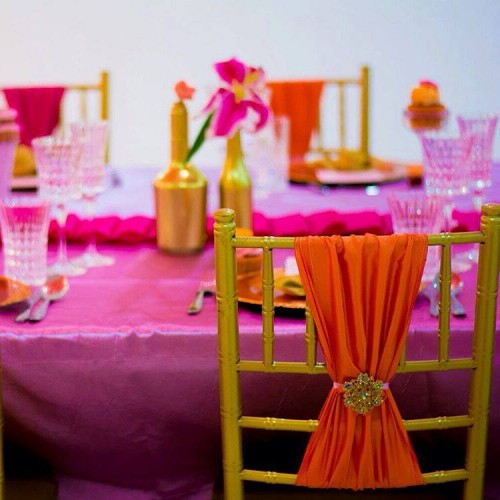 Chivari Chair for a dinner, Decor by My Event Planner