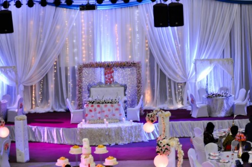Eye catching wedding decorations at Silver Springs Hotel