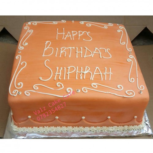 Shiphrah's birthday cake made by Valz Cake Cafe