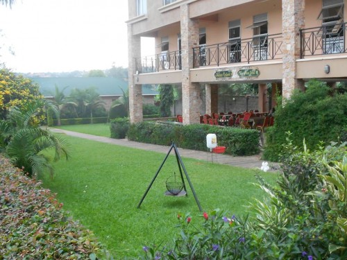 The greenery at Green valley hotel, Ggaba