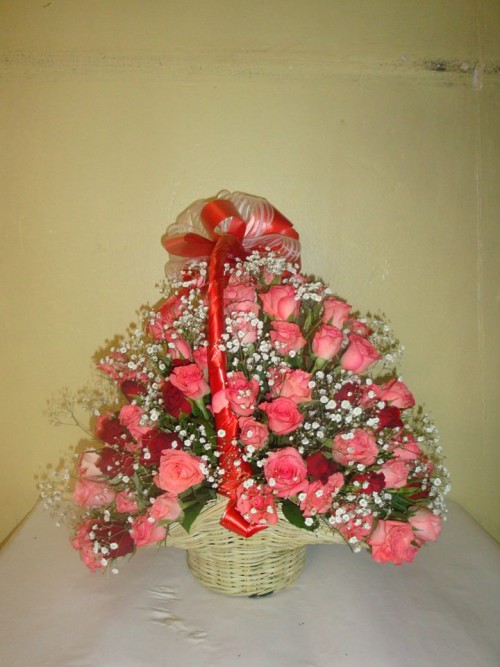 Pink roses from Rusadia Florists and Decorations