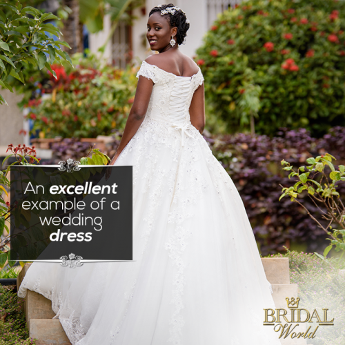 Can you describe your dream wedding dress in five words or less?