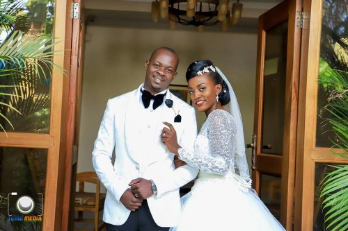 Richard and Esther on their wedding day, powered by Temo Media
