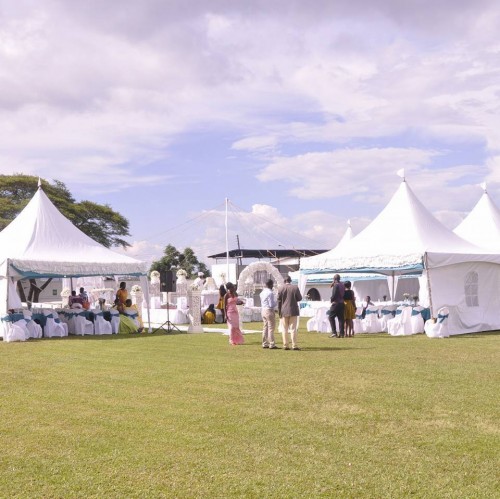 A well setup outdoor wedding venue, Gerry Wedding Planners