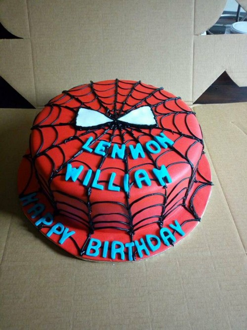 Lennoh's spiderman inspired birthday cake from Danse Pastries Uganda