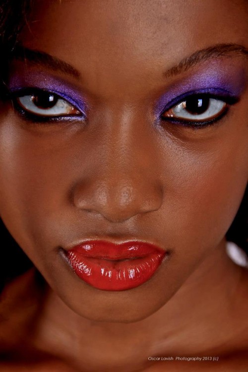 A model's makeup done by Surayah Bridal Makeup
