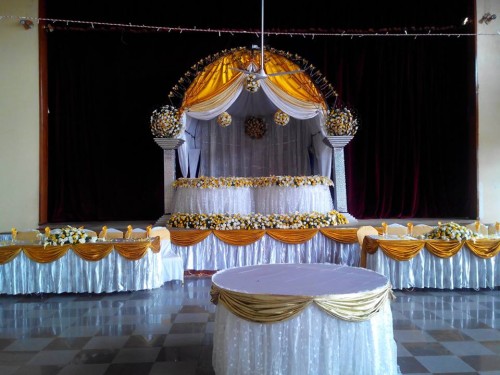Nice wedding decorations by Henhar Service