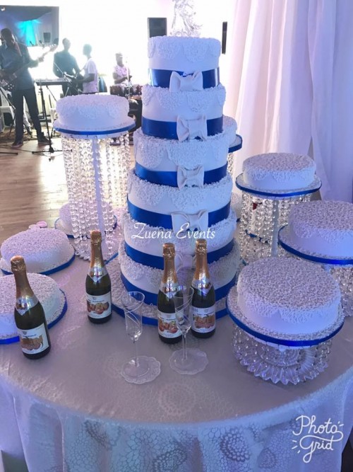 Obed and Barbie's wedding Cake by Zuena Events & Cake