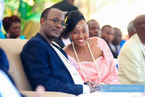 Stella and her hubby at their introduction ceremony, shots by Feddy Weddings