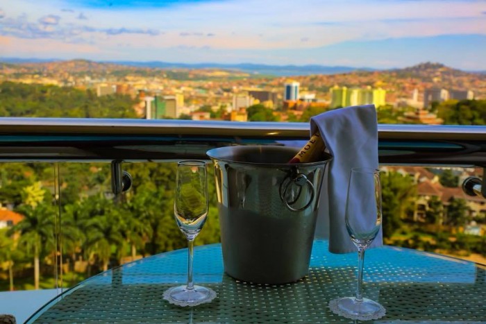 Kampala beautiful scenery from Pearl of Africa Hotel