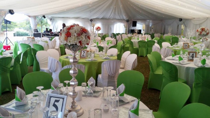 Green theme Decor by Evannah Wedding & Events Specialists