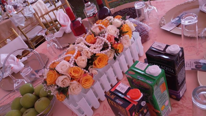 Beautiful center pieces By Bloven Events