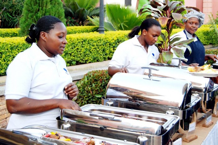 Catering services at Sapphire Hotel Limited