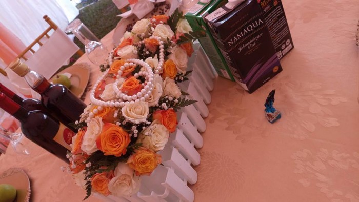 Beautiful center pieces By Bloven Events