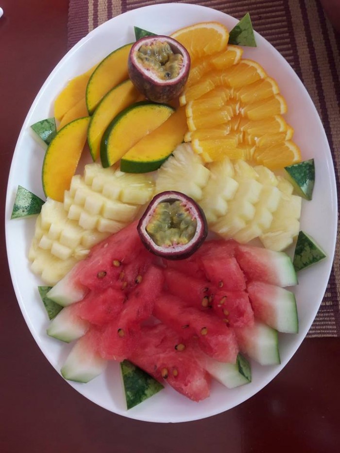 An all fruit dessert served at Rivonia Suites