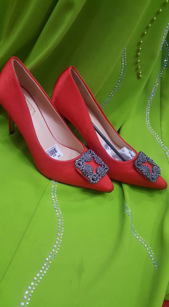Red Bridal Shoes from Mera Collections Bridal & Boutique