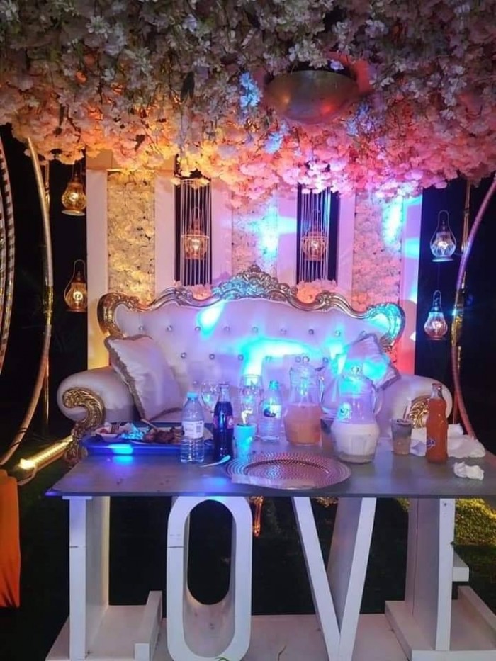 Donald and Grace's wedding decor by Rossy Roots Events