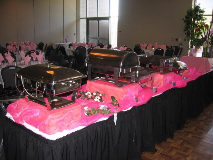 Chafing dishes from FZS Restaurant