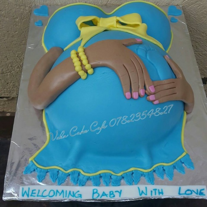 Baby shower cake baked by Valz Cake Cafe