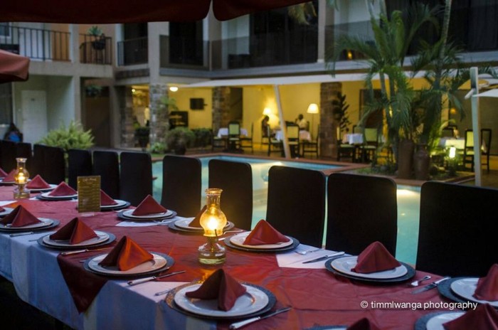 What are you waiting for to make a booking for a pool side dinner?..Great Food at Cafe Mamba