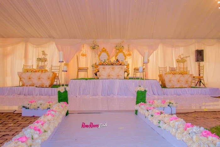 Simon and Brillian's wedding decor by Rossy Roots Events