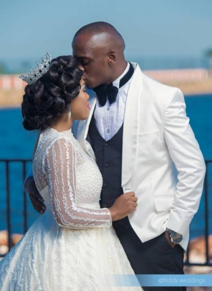 Fyona Kirabo & Geoffrey at their wedding photo shoot powered by Feddy Weddings