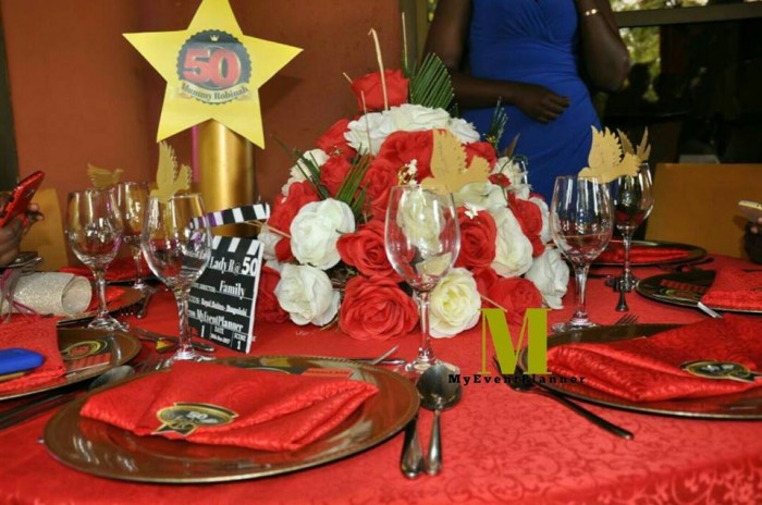Red Themed Reception Decor By My Event Planner