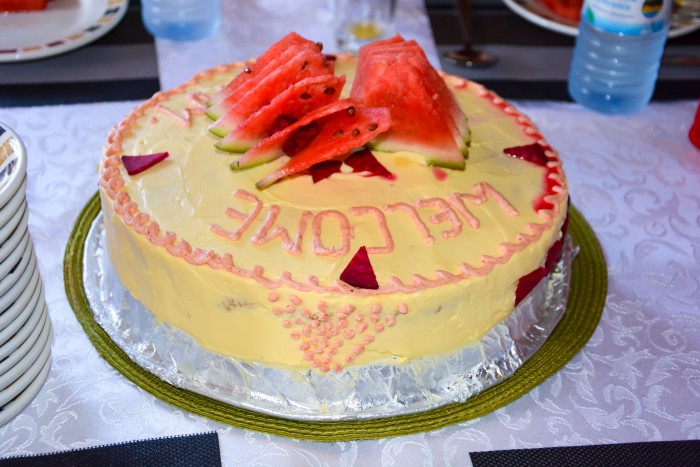 A cake baked by Adonai Guesthouse