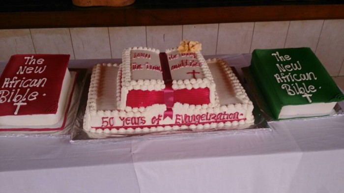 Church celebrations cake prepared by Real Cakes Uganda