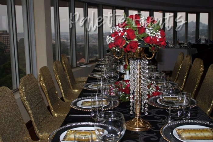 Nazha's Birthday Dinner at 7 Hill Revolving Restaurant Black & Gold Affair