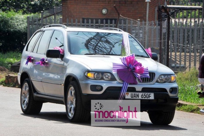 The BMW X5 for bridal car services, Moonlight Wedding Consultancy Solutions