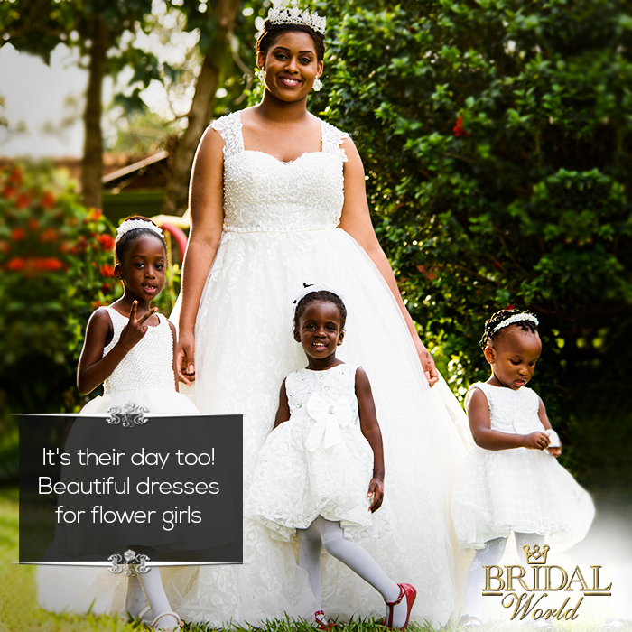 Itâ€™s their day too! Flower girls will never forget that special dress at that special moment.