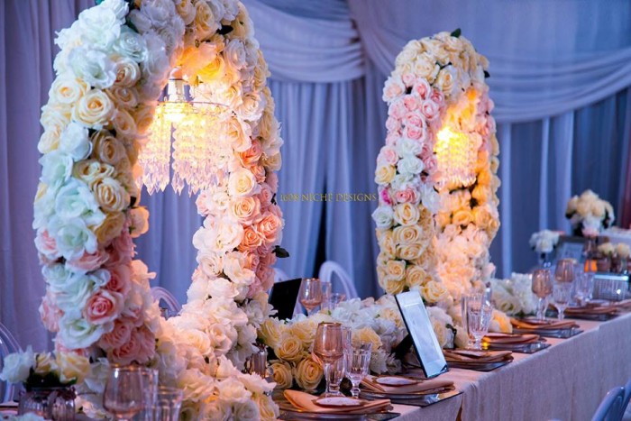 Coral + Gold + White Baby Shower