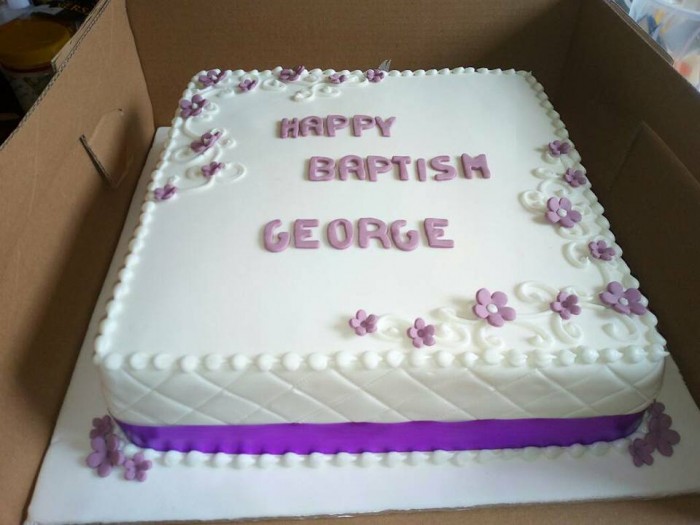 George's baptism cake by Danse Pastries Uganda