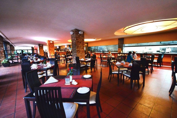 Restaurant section at Kabira Country Club